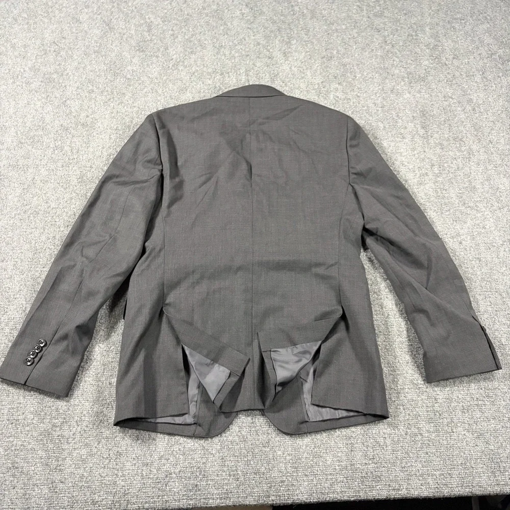 Bonobos Blazer Mens 38R Dark Gray Worsted Wool Blend Sports Coat Standard Fit